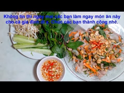 Video: Salad Ngon Với Thịt Lợn Luộc