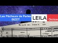 LEILA &quot;Me voilà seule / Comme autrefois” DICTION - Bizet, The Pearl Fishers + translation