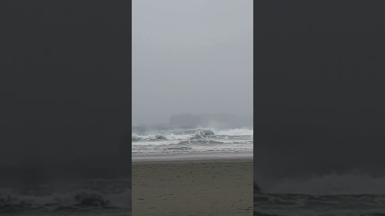 Surf check first storm of February in Tofino, BC