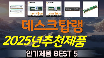 데스크탑램 추천, 이게 드디어 출시됨 가성비 TOP5