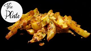 Potato wedges recipe | Tasty evening snack | The Plate