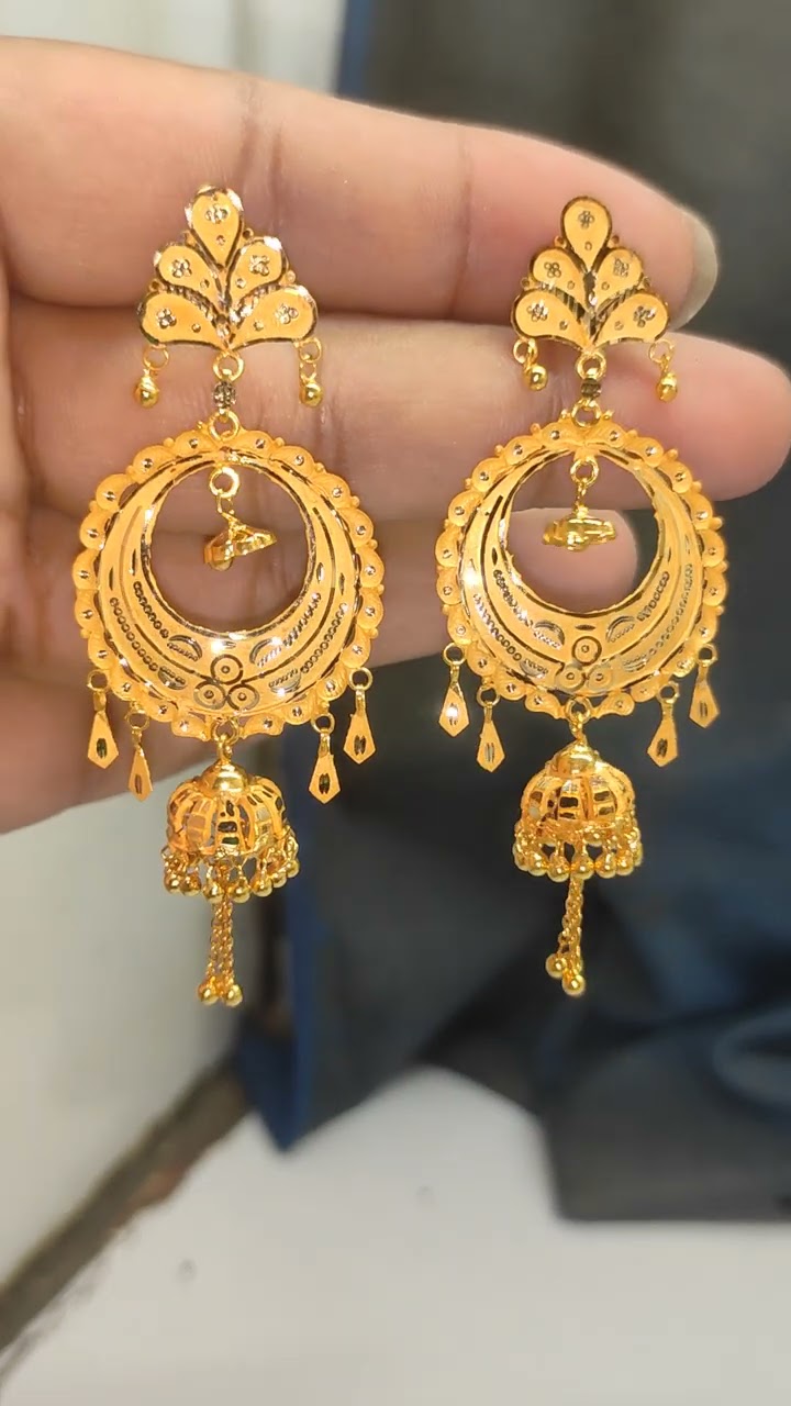 Sara's Golden Alloy Dangle and Drop Earrings for Women(SH-E011) :  Amazon.in: Fashion