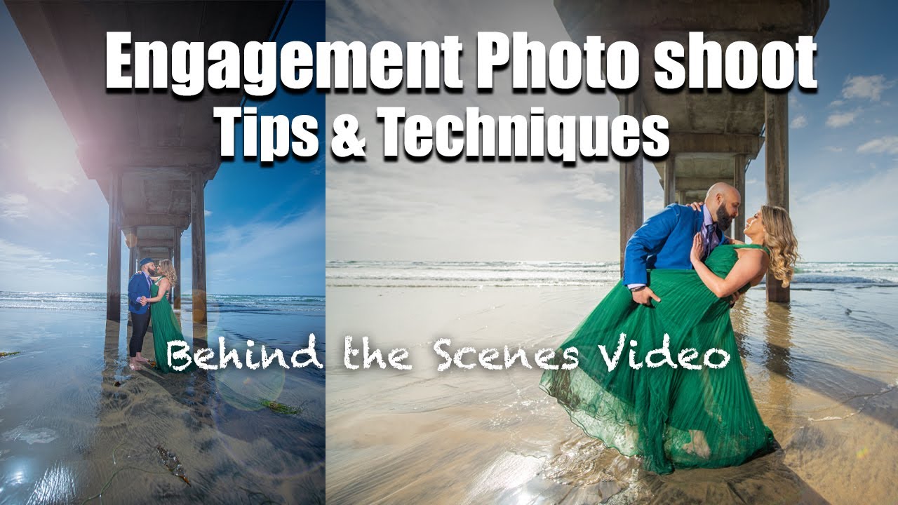 Nikon D800 D4 Z6ii Engagement shoot BTS using off camera Godox AD600