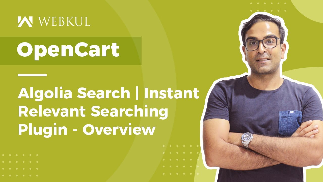 OpenCart Algolia Search | Instant Result Extension Plugin - Overview