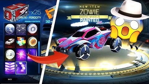 So I opened 25 of the NEW Ferocity Crates...