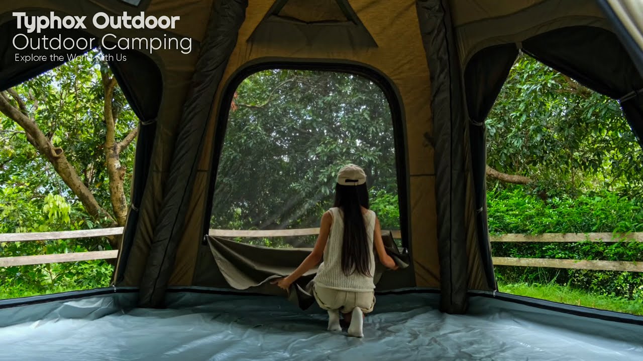 Summer Camping Vibes | Cooling Fan, Mint Soda, and Fresh Outdoor Cooking