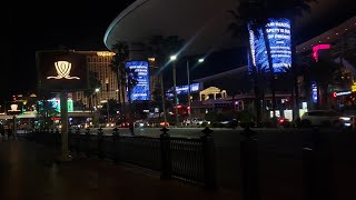 Exploring the Las Vegas Strip on a Saturday Night