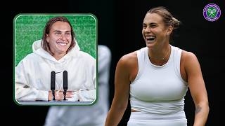 "I'm not 100% fit" | Aryna Sabalenka | Pre-Championship Press Conference | Wimbledon 2024