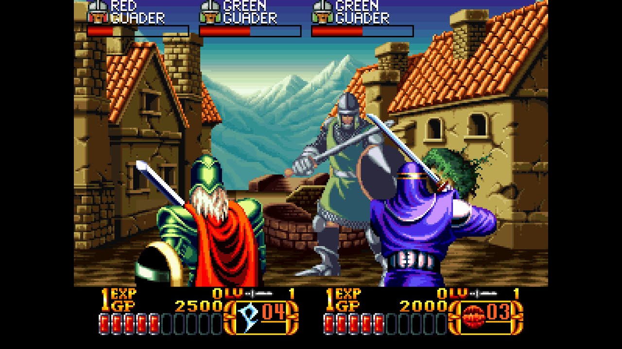 Crossed Swords for the Neo Geo from SNK (1990) 