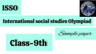 ISSO international social studies Olympiad sample paper 2024 class 9th#isso #sofolympiad #olympiad