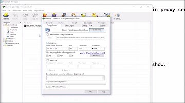 FIXED THE PROXY PROBLEM IN IDM