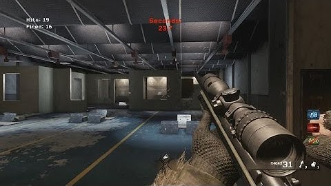 M40A3 Firing Range FASTEST TIME 23.7 ( No Sleight of Hand ) - Modern Warfare Remastered