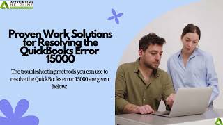 Guided Resolutions for the QuickBooks Error 15000  In Depth Methods
