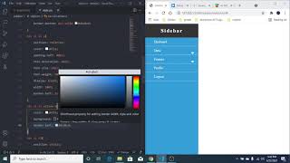 Membuat Sidebar Responsive Dengan HTML CSS dan Javascript