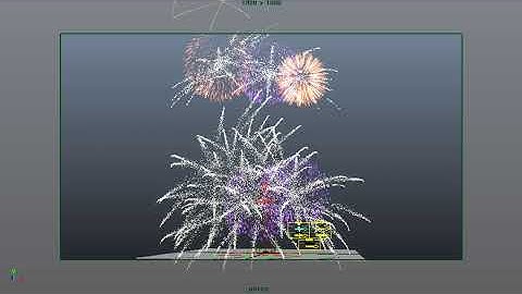 maya fx firework asset