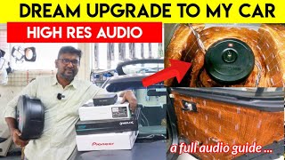 Dream upgrade to my car | infotainment and high resolution audio with subwoofer | Full audio guide