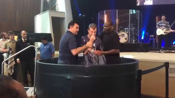 Troy Arnold Gets Baptized