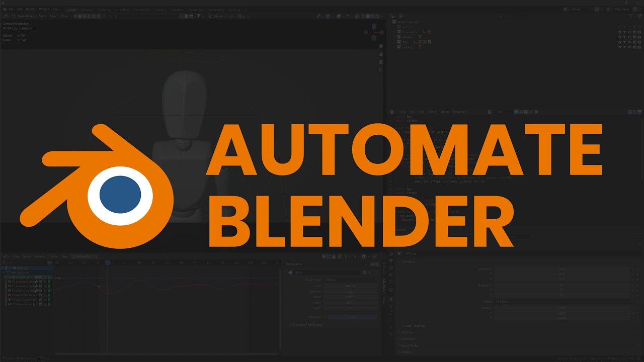 Мои 14 самых полезных скриптов на Python для Blender (2025)