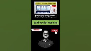 How Salting works with Hashing in storing passwords? What happens when you log in? #shorts - 266