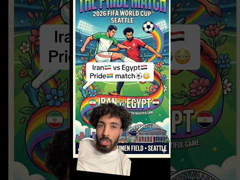 Iran And Egypt Playing Each Other In A Pride Match At Next Year S World Cup Iran Egypt Pride 