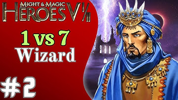 Heroes 5.5 : Academy - 1 vs 7 Impossible AI - Unleash the MYSTICAL POWER - Part 2