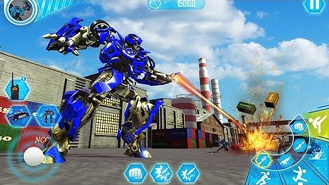 Police Robot Car Game: Transform Drone Robot Games Roadster Inc - 3D Games Action Gameplay