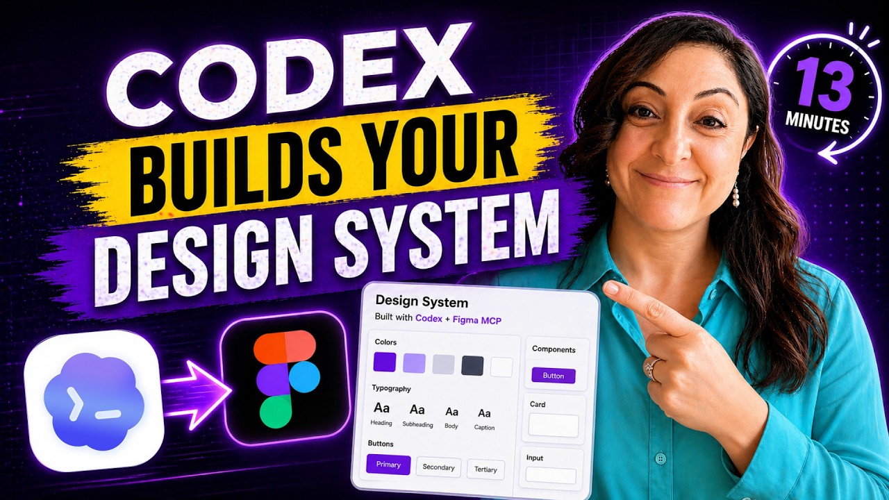 Codex + Figma MCP: Build a Design System in 13 Minutes! - YouTube