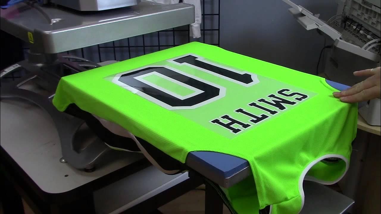 How Make a Custom Sports Jersey with DigitalHeatFX YouTube