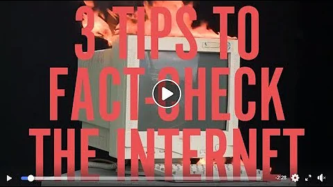 How can you fact check the internet?
