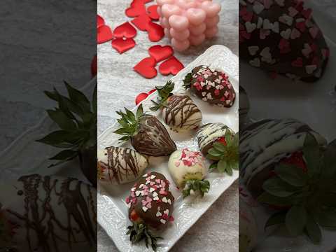 Клубника в шоколаде 🍓#клубникавшоколаде #рецепты #деньвлюблённых