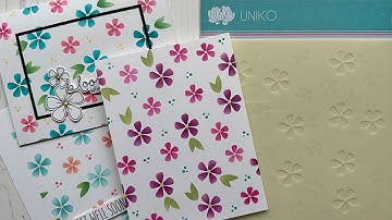 Uniko April 2025 Release Product Introduction, Stencil Layering Spring Blossom   SD 480p