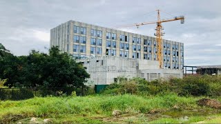 The New AC Marriott Hotel at Ogle full walk on the new Ogle bypass road