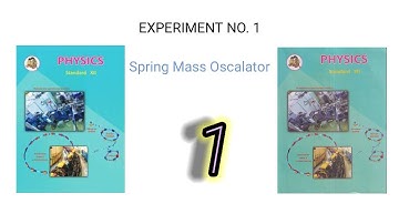 Class 12th Physics Practical Notebook|| Experiment no.1 Spring- Mass Oscillator all answers||