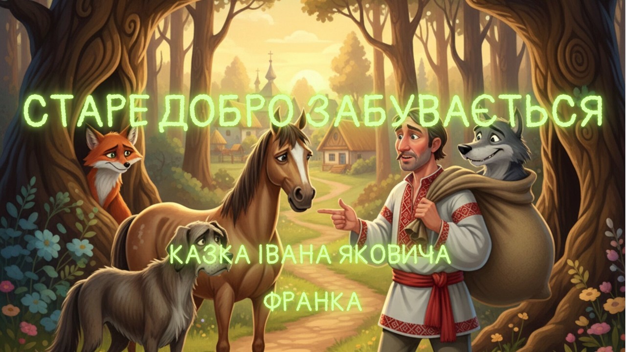 СТАРЕ ДОБРО ЗАБУВАЄТЬСЯ - КАЗКА ІВАНА ЯКОВИЧА ФРАНКА