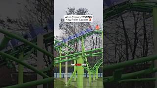 Alton Towers NEW Roller Coaster TESTING!! 🔥 #new #coaster #altontowers