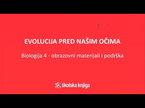 Evolucija pred našim očima - Biologija SŠ