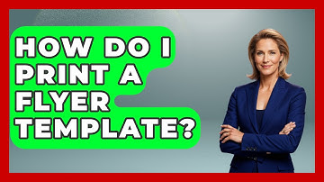 How Do I Print A Flyer Template? - Graphic Design Nerd