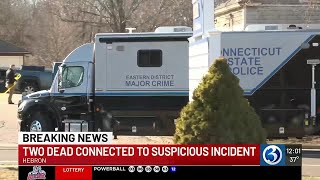 VIDEO: Two dead in Hebron ‘suspicious incident,’ state police confirm