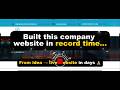 Built a Corporate Website in Days 🚀 (Client Loved It)