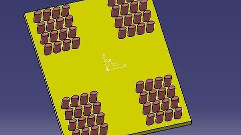 Simplified representation in rectangular pattern option in CATIA V5