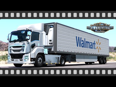 ATS】790 いすゞのトラック USA ～ Walmartのロングトレーラーで