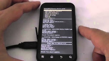 MOTOROLA DEFY How To Install ClockWorkMod and Cyanogenmod 10 Jelly Bean Android