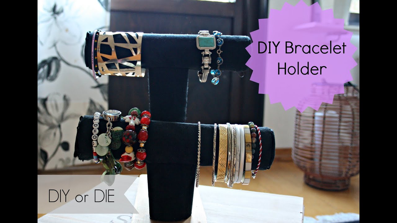 DIY Bracelet Holder - YouTube
