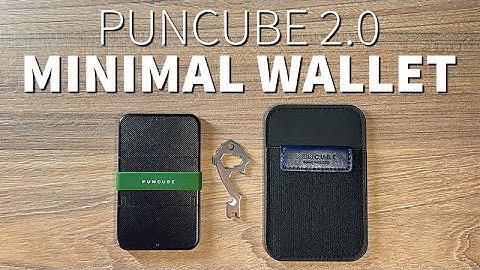 Minimal Wallet with an AMAZING Key Holder - Puncube 2.0