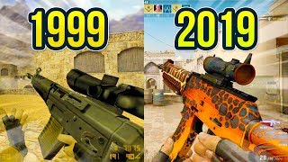 Evolution Of The Sg 553 In Counter Strike 1999 - 2019