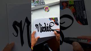 #shorts #art #doodle #caligrafia #lettering #drawing #trendingshorts #arte #calligraphy #posca