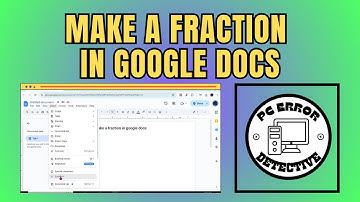 How to Make a Fraction in Google Docs - Simple Steps (2025)