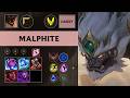 (VIT Carzzy) Malphite Top vs Shen - EUW Grandmaster Patch 26.10