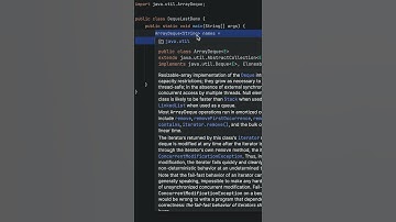 Every Java programmer should know Deque getLast() #coding #java #core #SequencedCollection #Deque