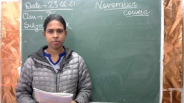 Class 4 G.K Ch- 24,26,27,28,30,31 II Nov Course